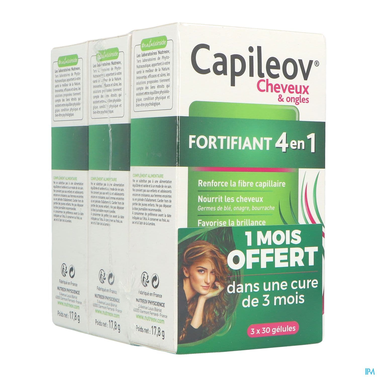 CAPILEOV FORTIFIANT GELUL 30 X3