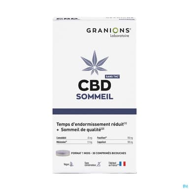 Granions Cbd Sommeil Sommeil Comprime 30