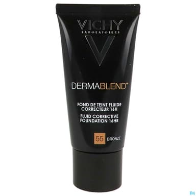 Vichy Dermablend Fluide Fond De Teint Correcteur 55 Bronze 30ml