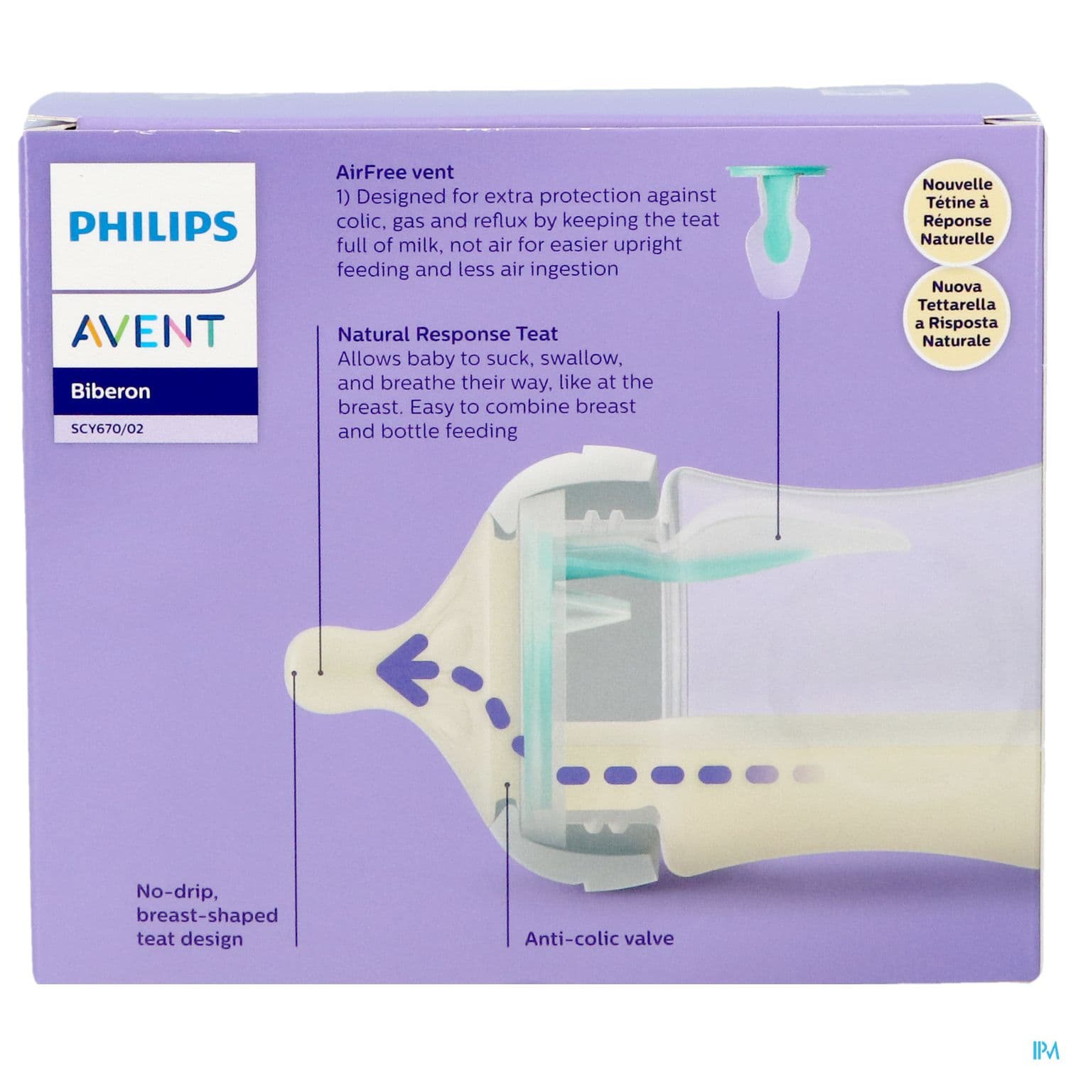 BIB AVENT NAT RESPONSE AC 125MLX2