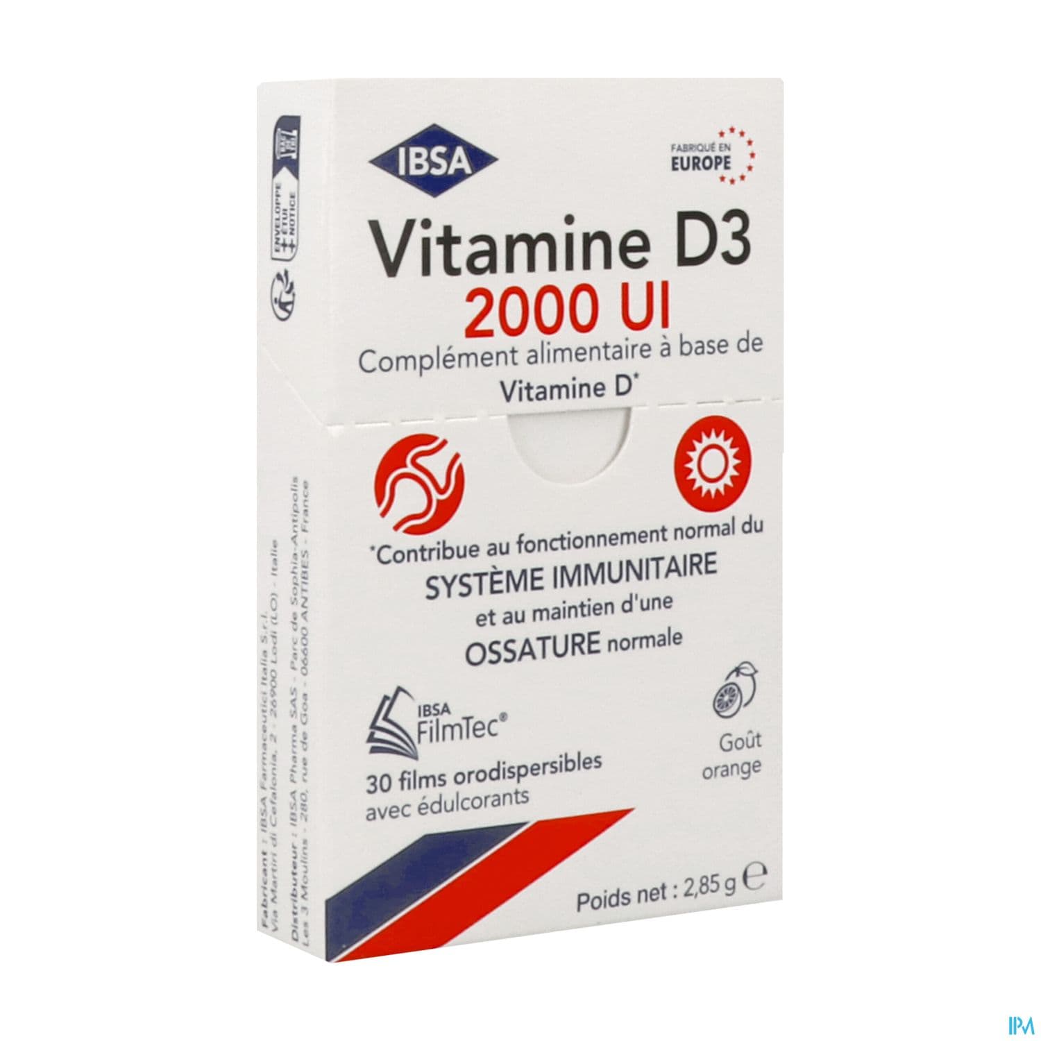 VITAMINE D3 2000UI FILMTEC OROD 30