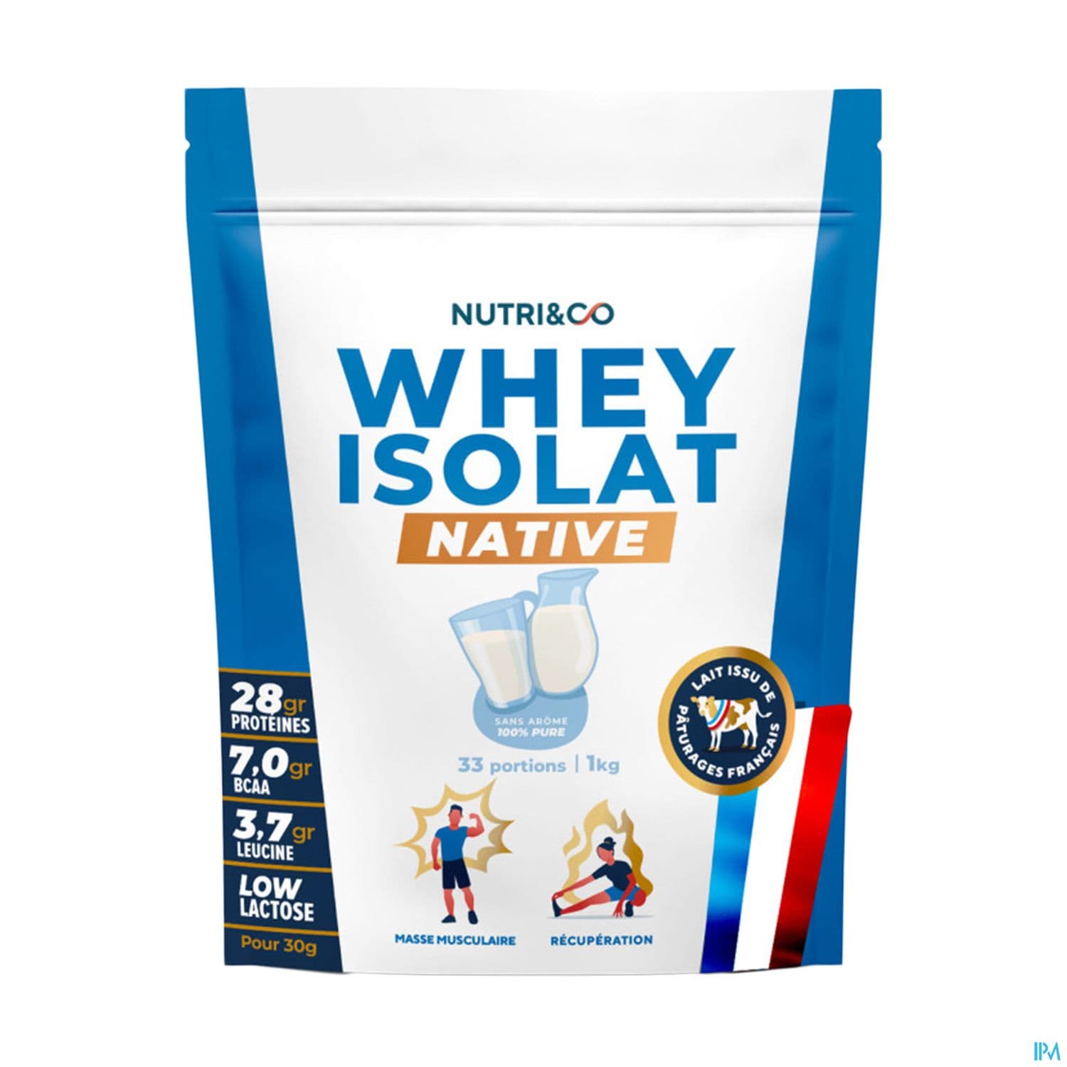 Nutri Co Whey Isolat Native Poudre Neutre 1kg