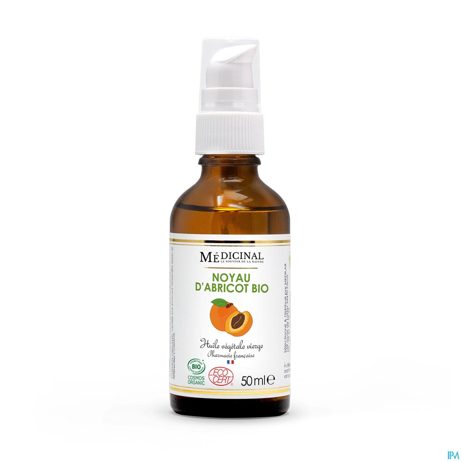 Medicinal Huile Vegetale Bio Noyau D'abricot 50ml — Pharmacie Bellevue Limoges