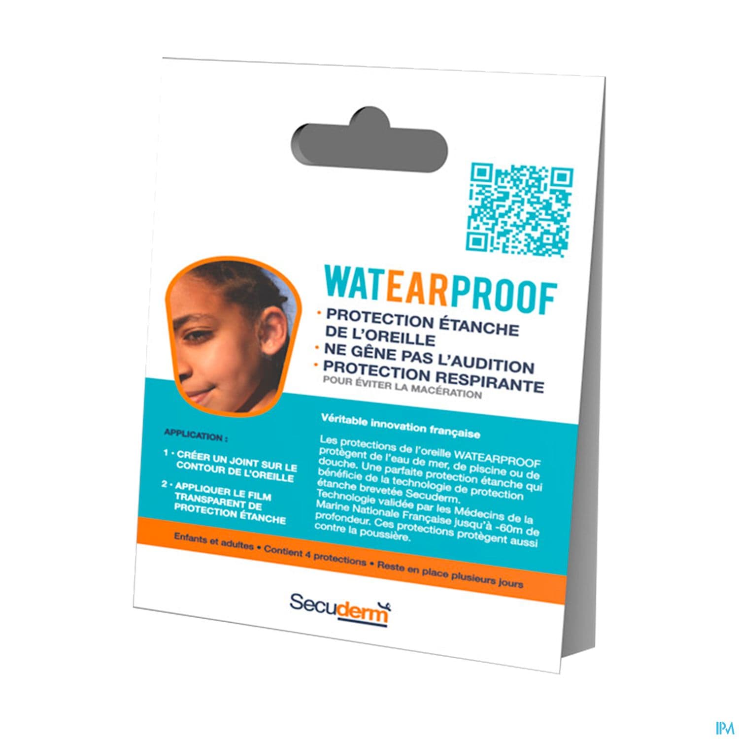 SECUDERM PROT OREIL WATERPROOF X4