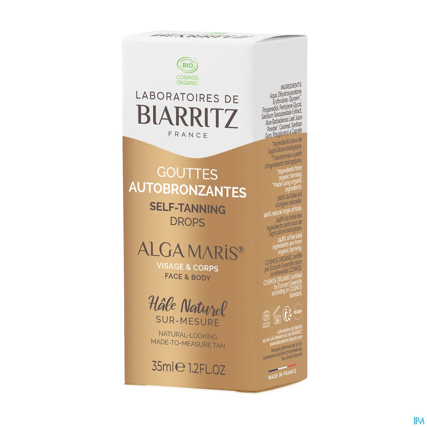 Laboratoires De Biarritz Solaires Goutte Autobronzante Hale Naturel 35ml