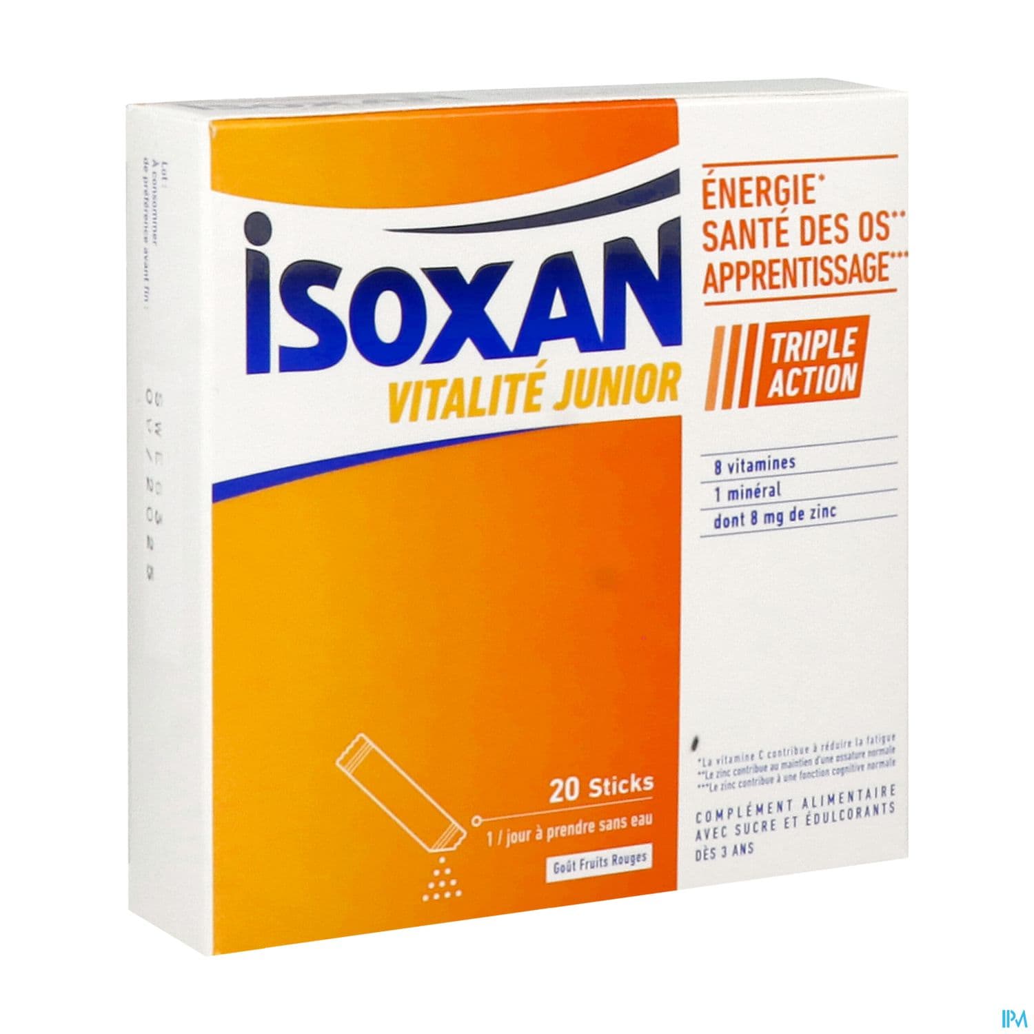 ISOXAN VITALITE JUNIOR STICK 20 — Pharmacie Hamani