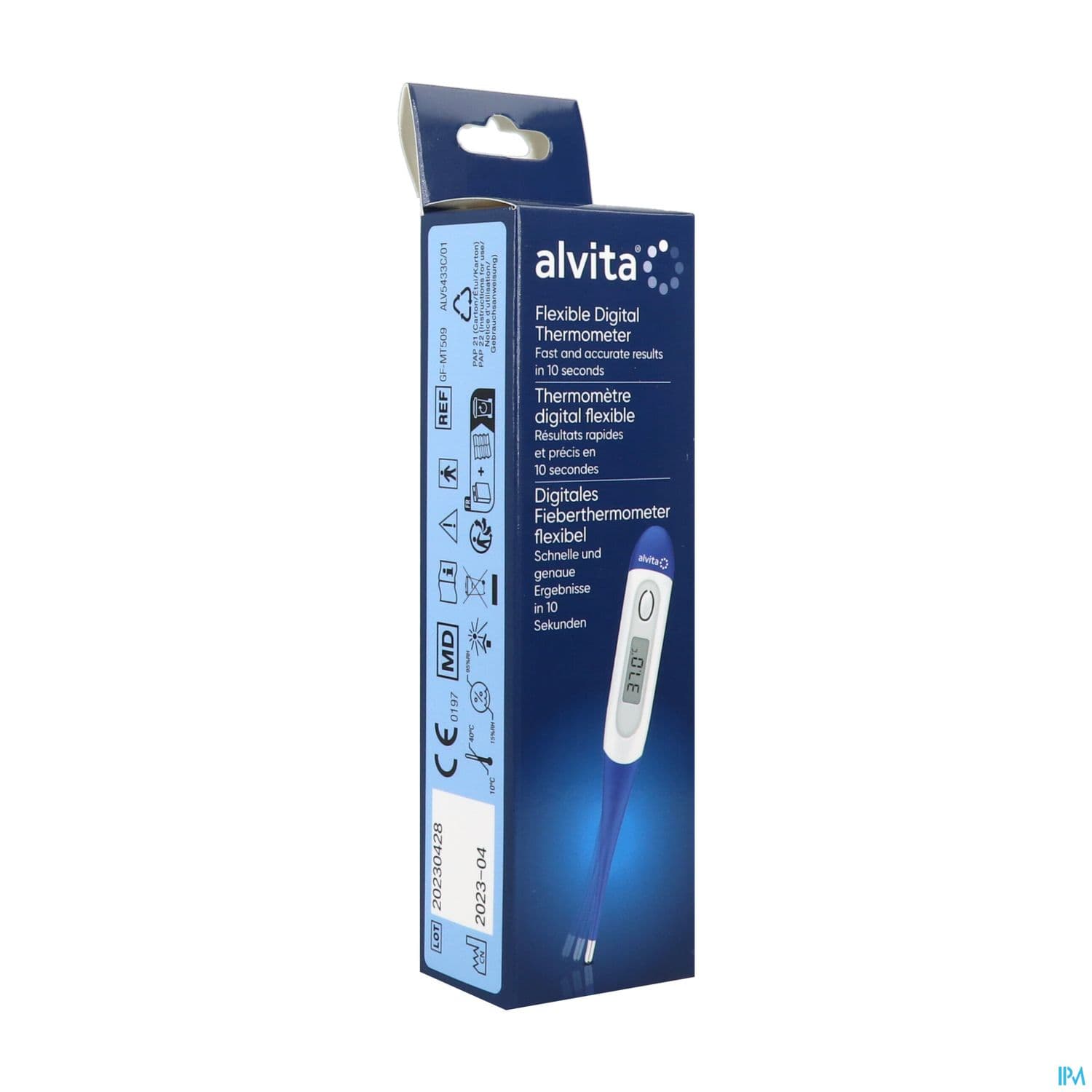 Alvita Thermometre Digital Embout Flexible