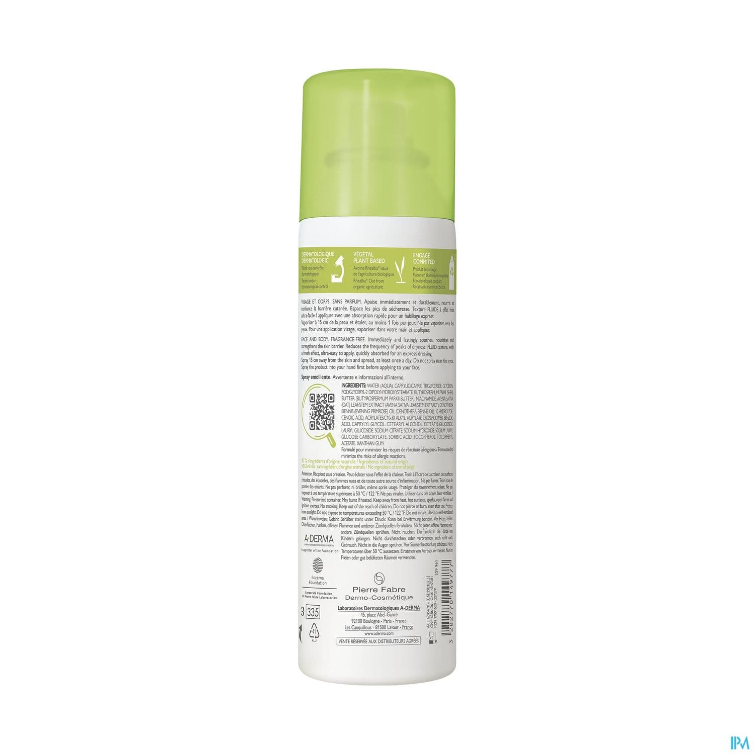 A-DERMA EXO CTL SPR A/GRATTAG200ML