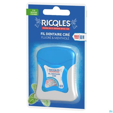 RICQLES FIL DENT CIRE MENTH 40M
