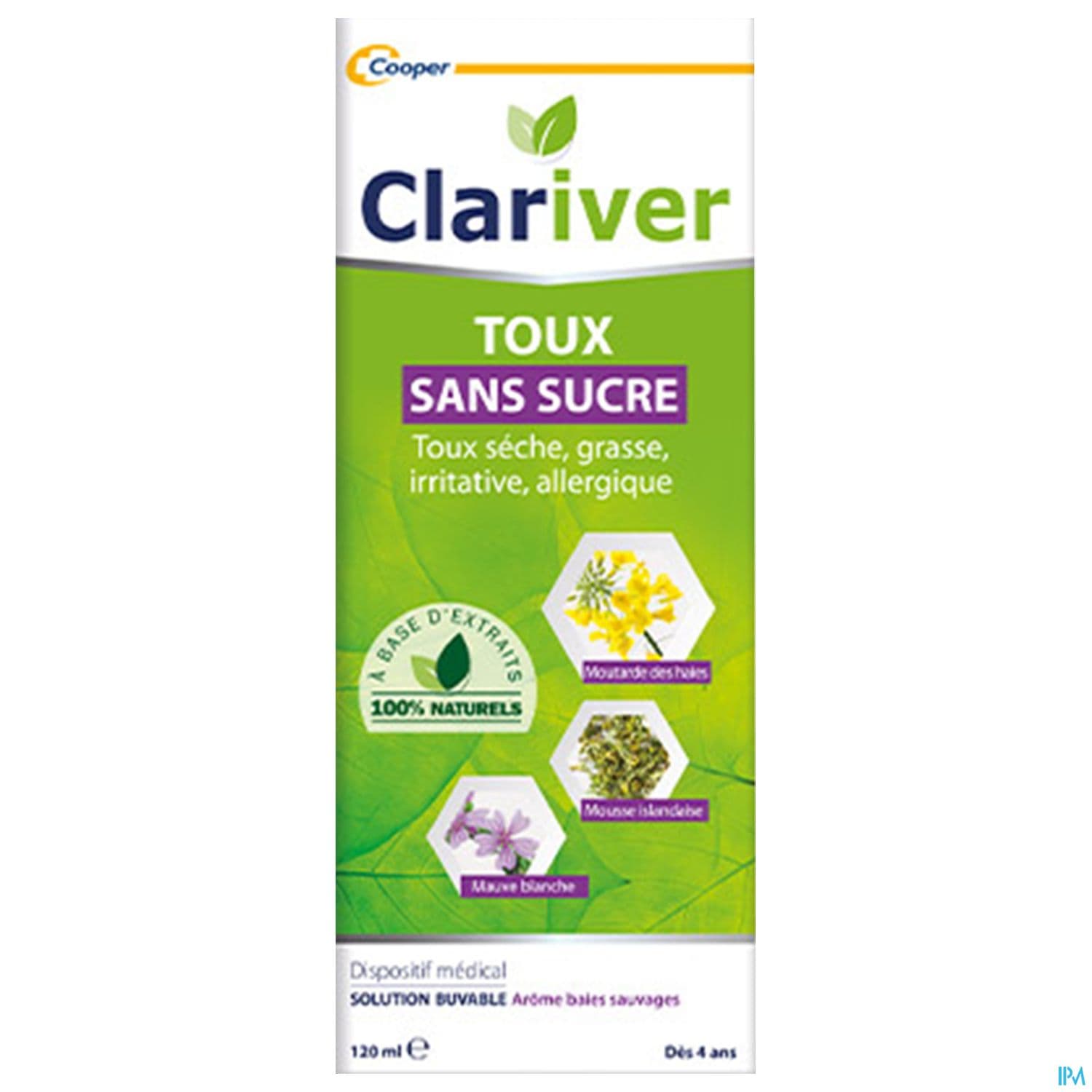 CLARIVER SOL BUV S/SUC 120ML