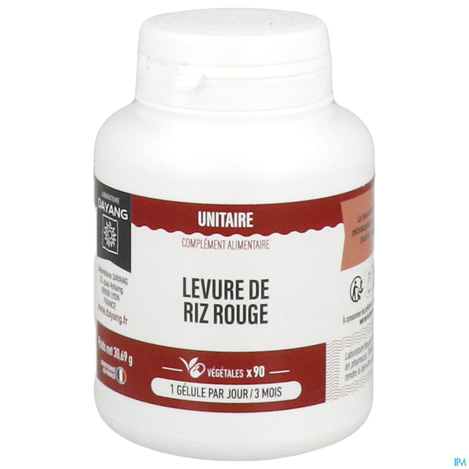 Dayang Levure De Riz Rouge + Q10 Gelule 90