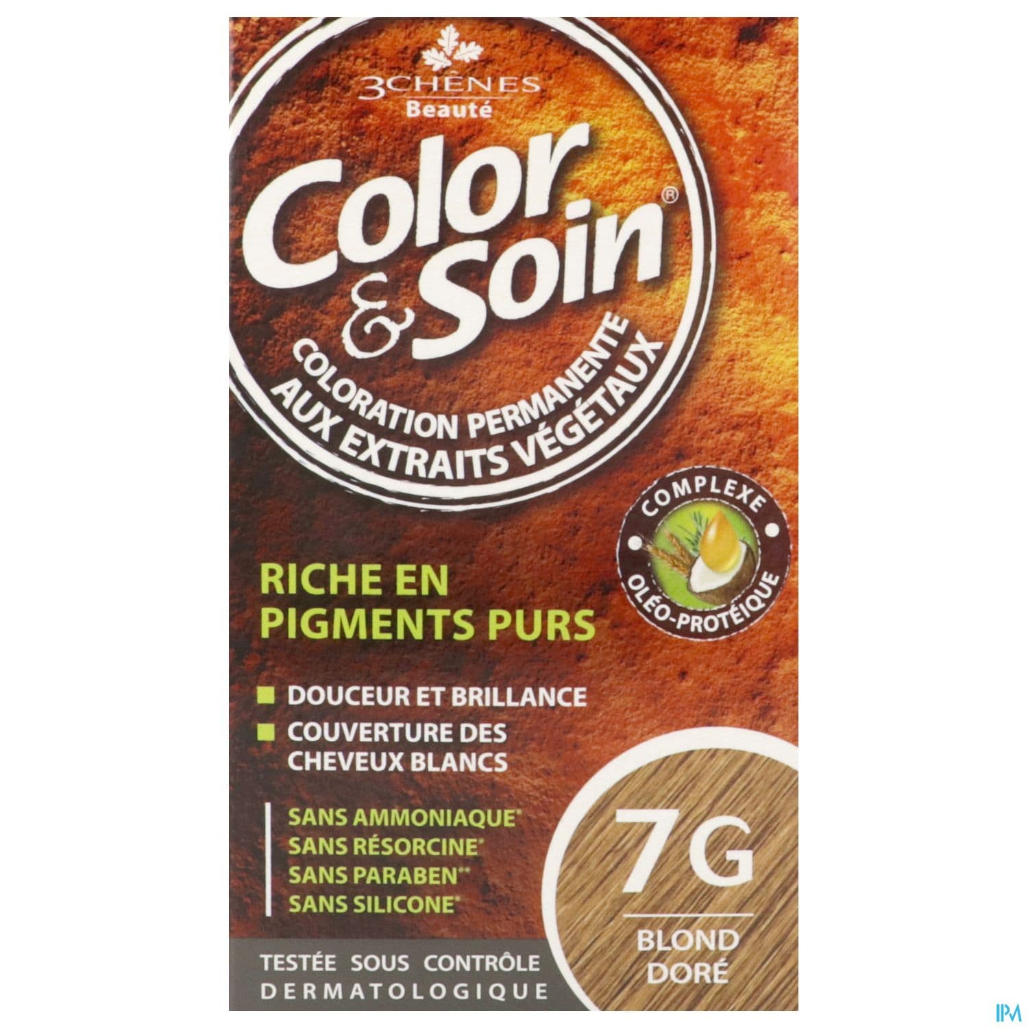 3 CHENES COLOR/SOIN BL DORE 7G