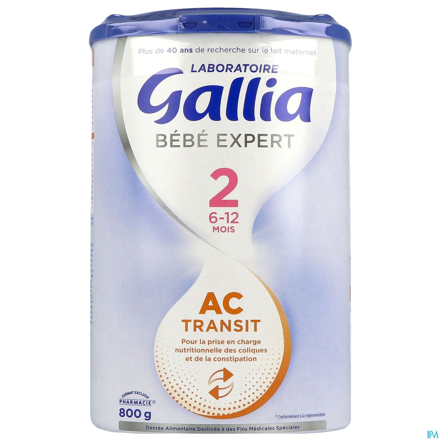Gallia Bebe Expert Ac-transit 2eme Age 800g