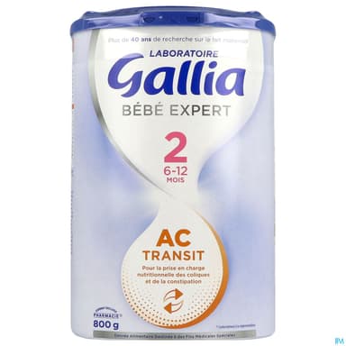 Gallia Bebe Expert Ac-transit 2eme Age 800g