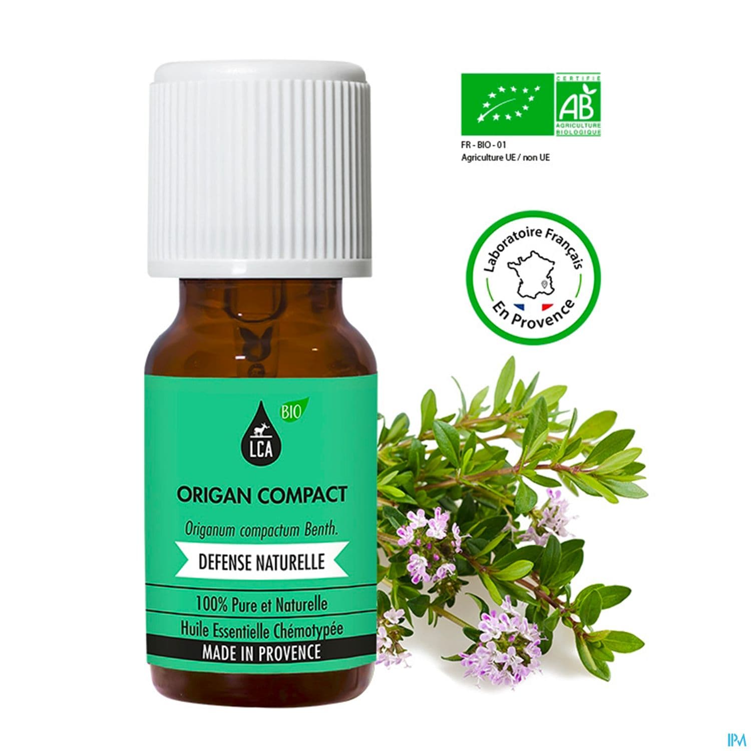 Lca Huile Essentielle D'origan Compact Bio 10ml
