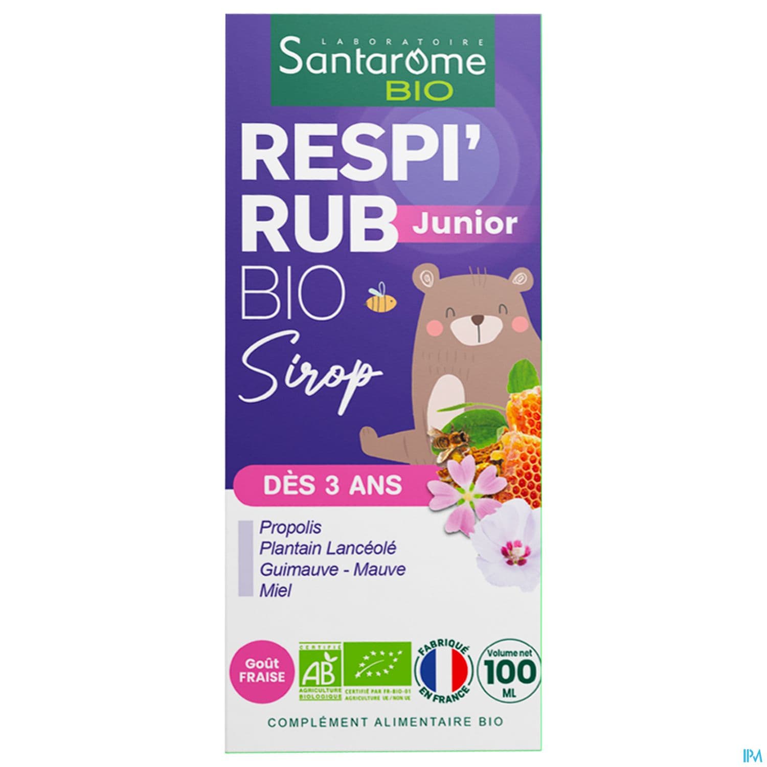 Santarome Respi Rub Sirop Junior Bio 100ml