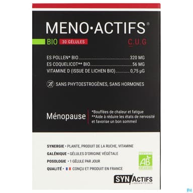 Synactifs Meno Actifs Bio Gelule 60