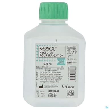VERSOL SODIUM CHL 0,9% FL500 DM