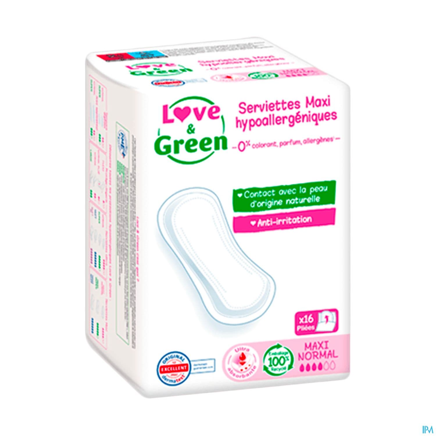 LOVE&GREEN SERVIET MAXI NORMAL 16