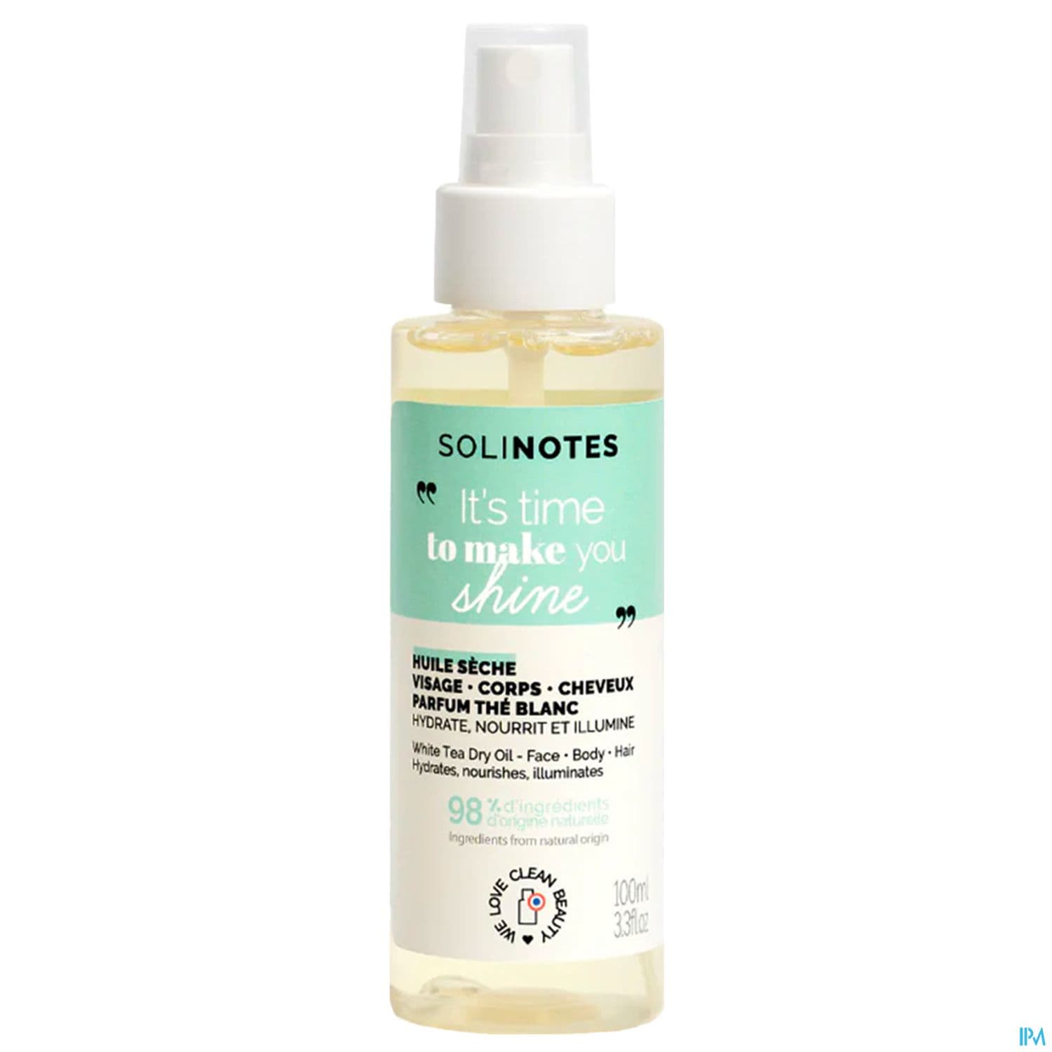 Solinotes Huile Seche The Blanc 100ml