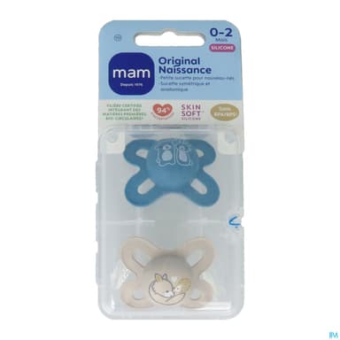SUCET MAM ORIGIN NAISS SIL 0-2M X2