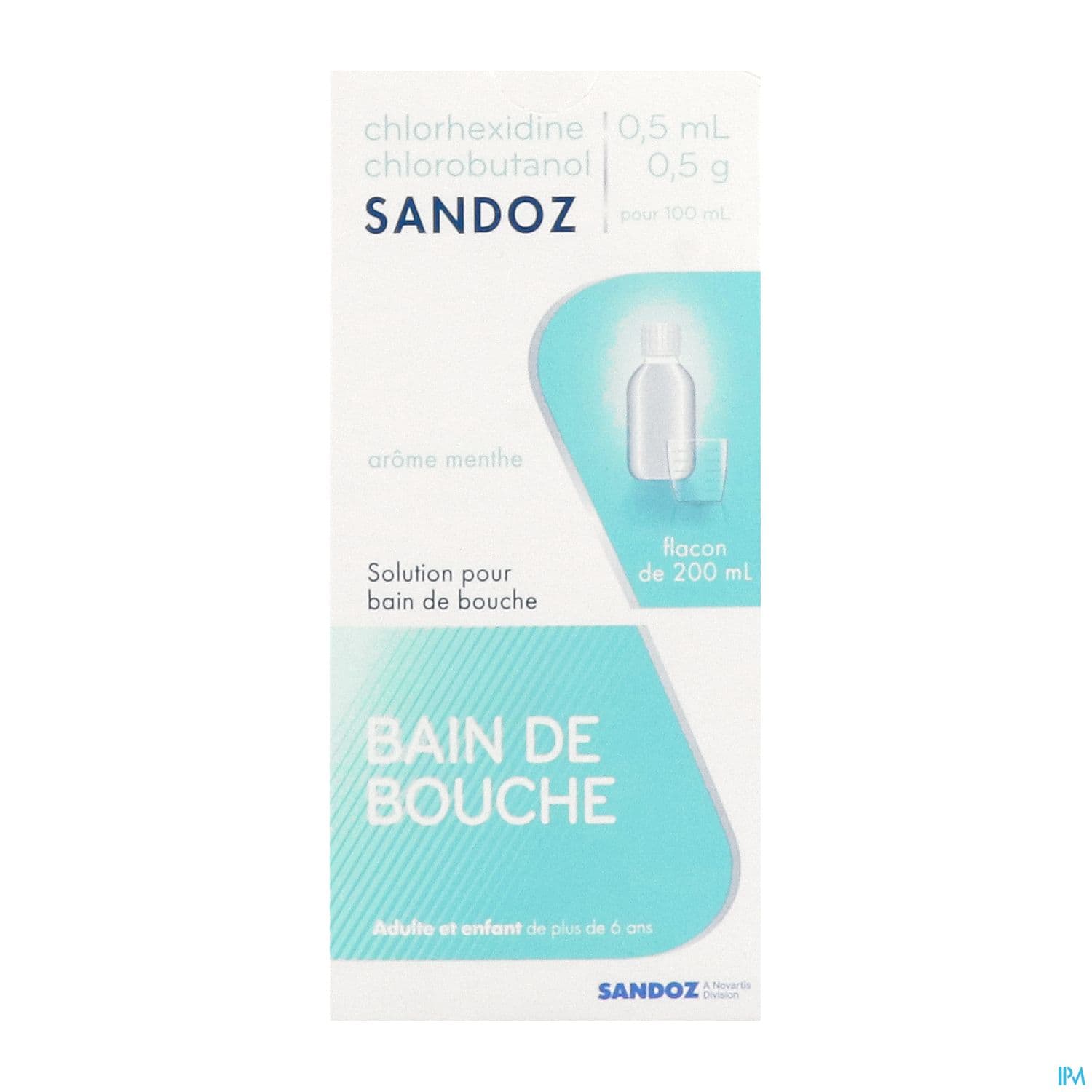Chlorhexidine Chlorobutanol Sandoz 0ml5/0g5/100ml Bain De Bouche 200ml