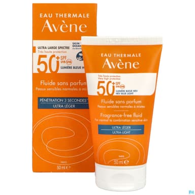 AVENE SOL SPF50+ FLUID S/PARF 50ML