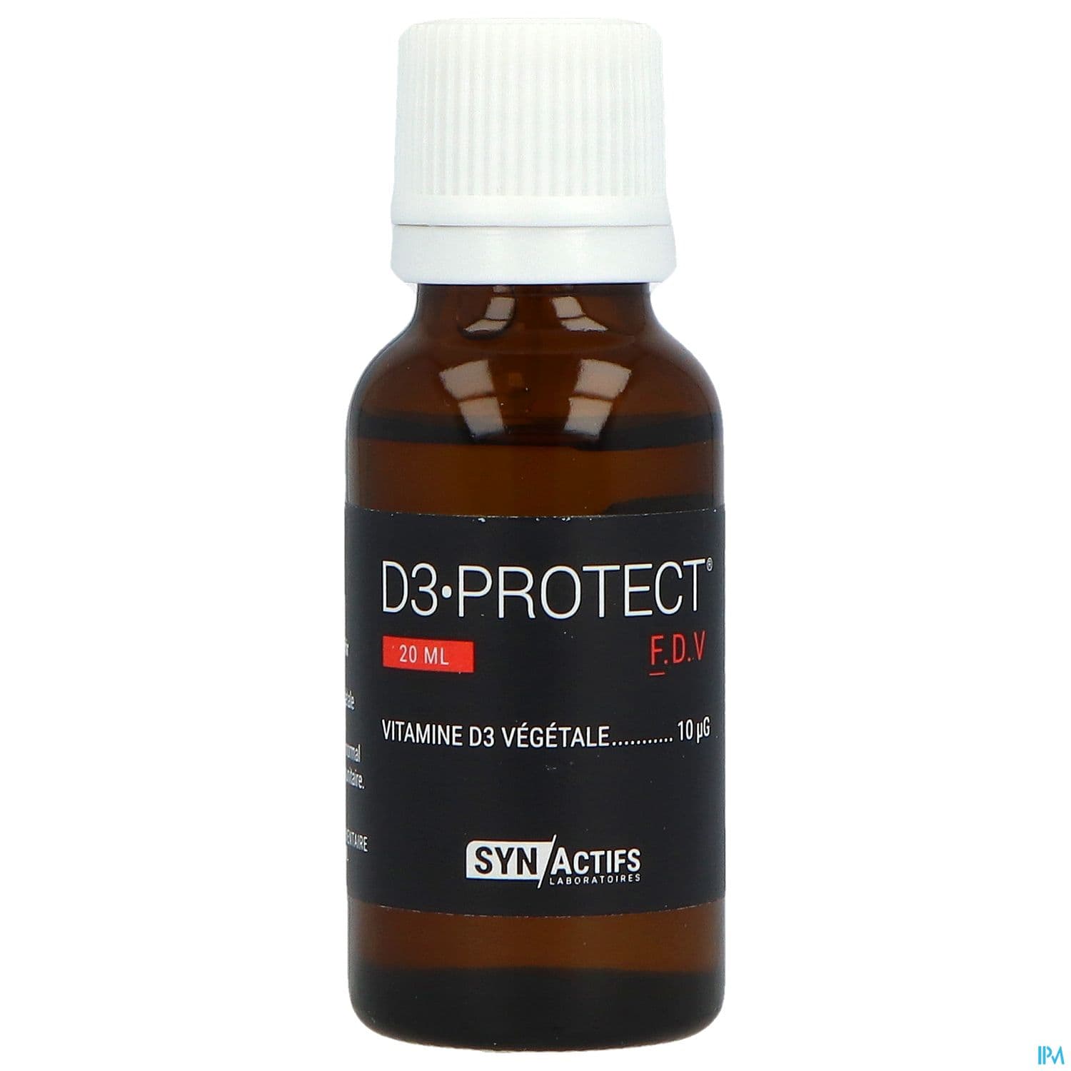Synactifs D3 Protect Vitamine Vegetale Solution Buvable 20ml