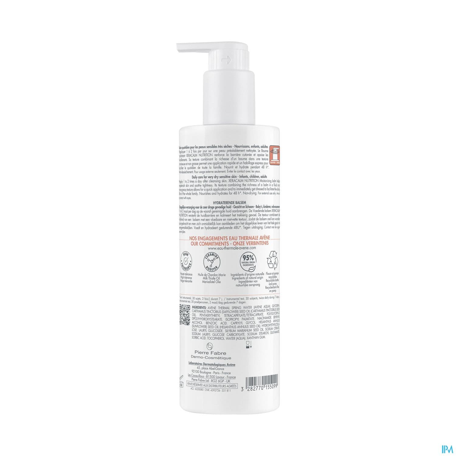 XERACALM NUTRI BAUME HYDRAT 400ML