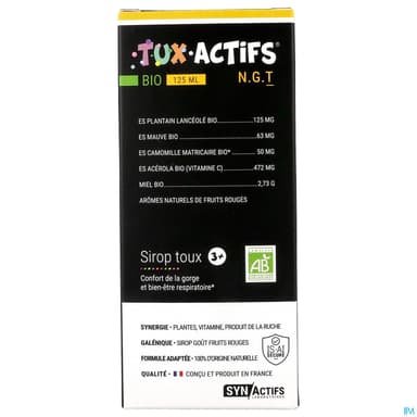 SYNACTIFS TUXACTIFS +3ANS 125ML