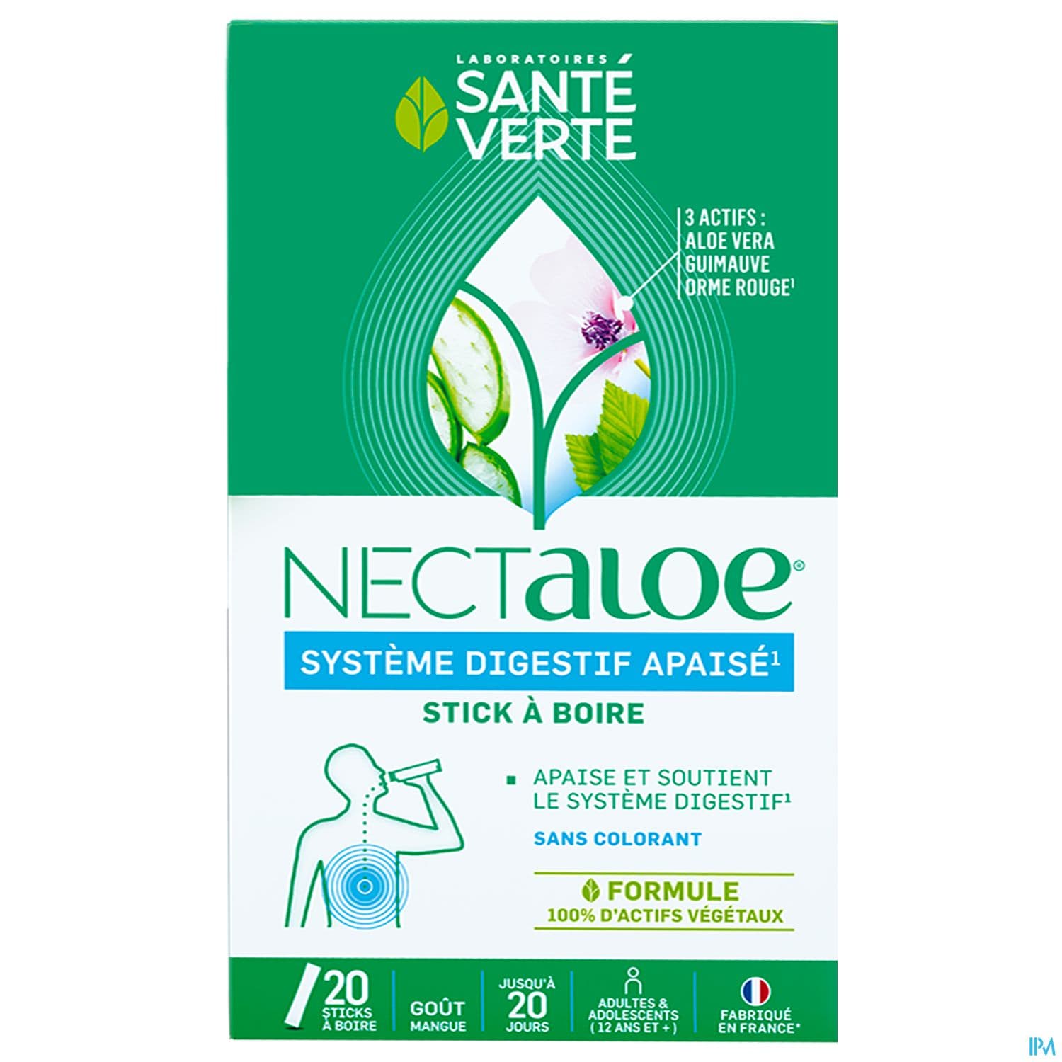 NECTALOE SANTE VERTE STICK 20