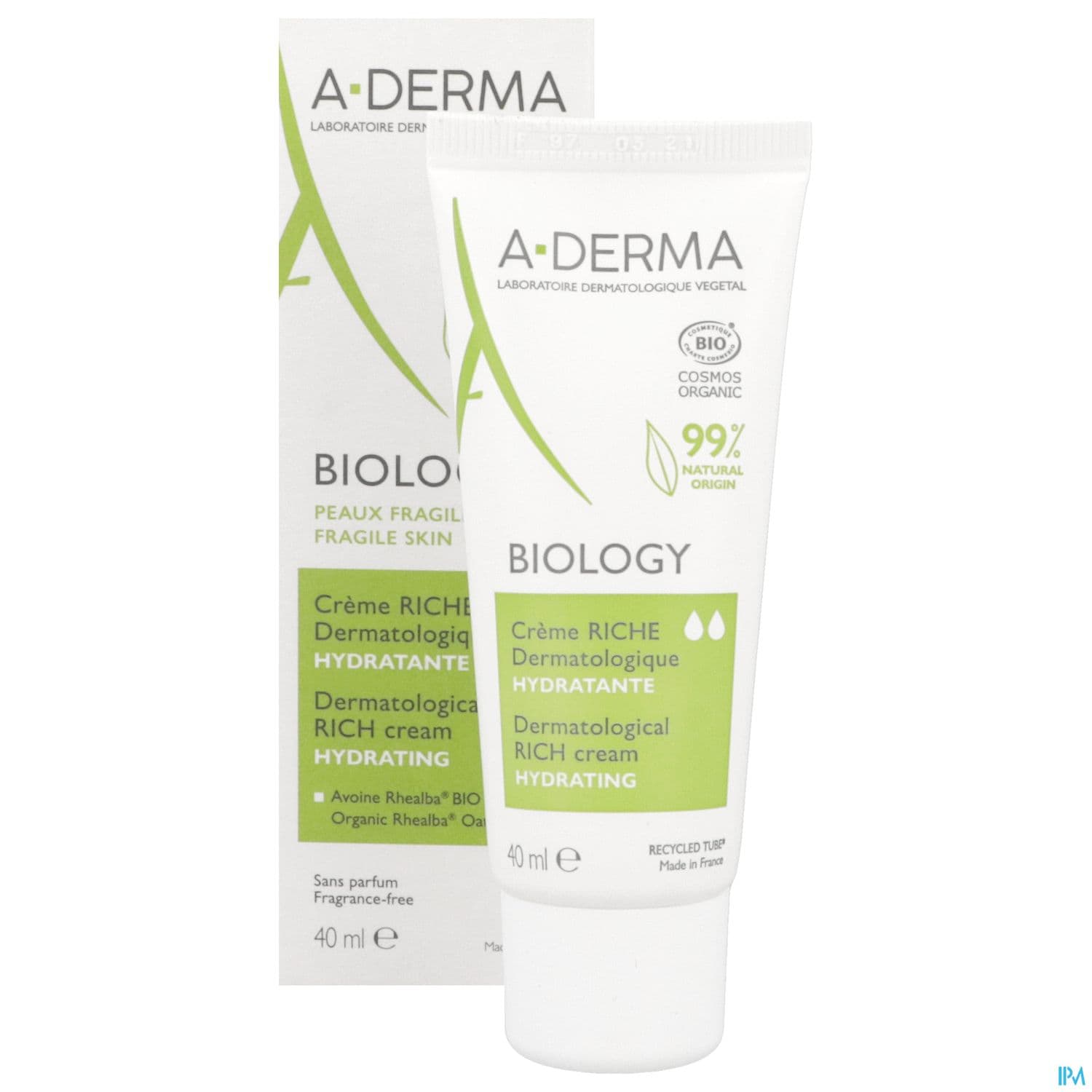 A-DERMA BIOLOGY CR RICH DERMA 40ML