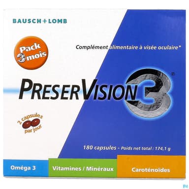 Preservision 3 Capsule Boite 180
