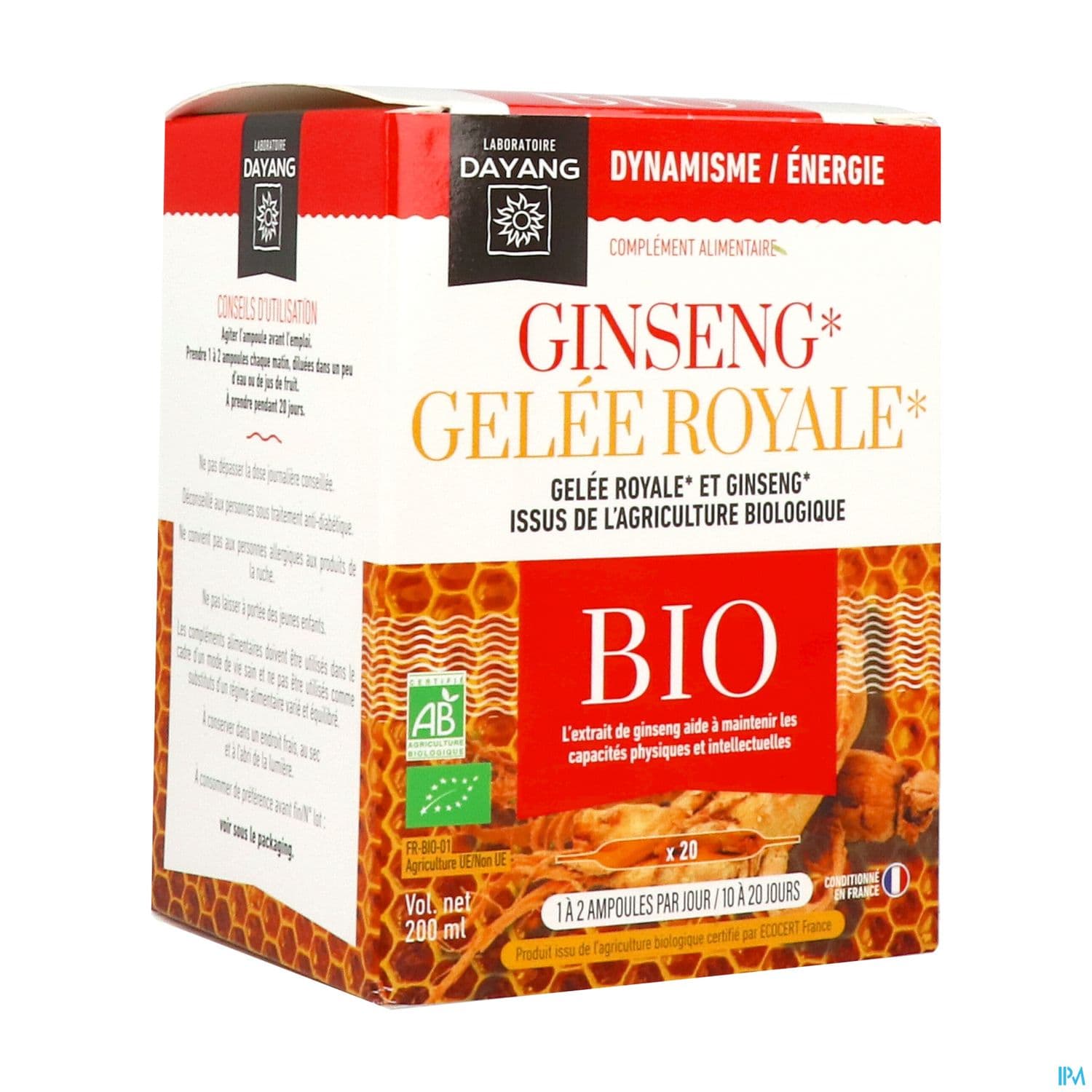 Dayang Ginseng Gelee Royale Bio Ampoule 10ml 20