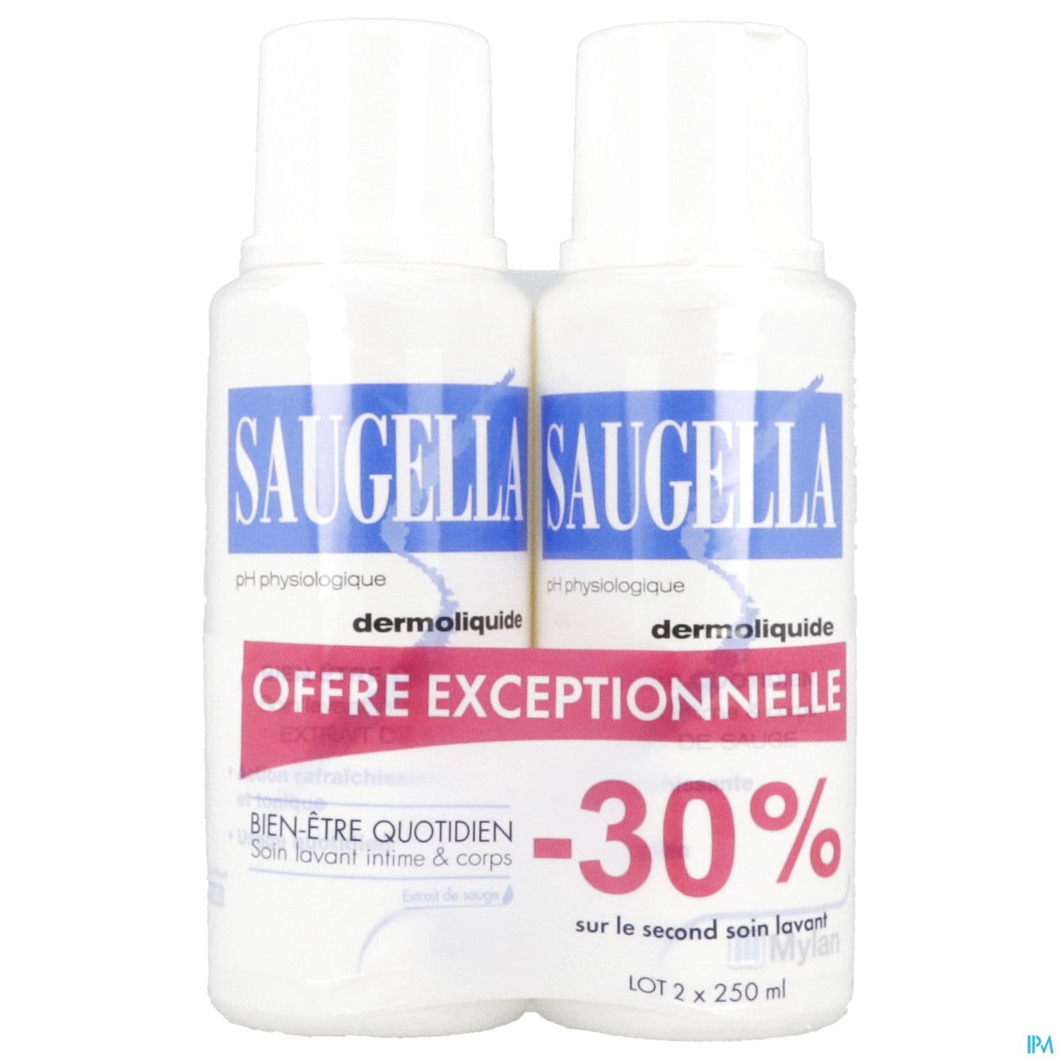 Saugella Dermoliquide Emulsion 250ml X2
