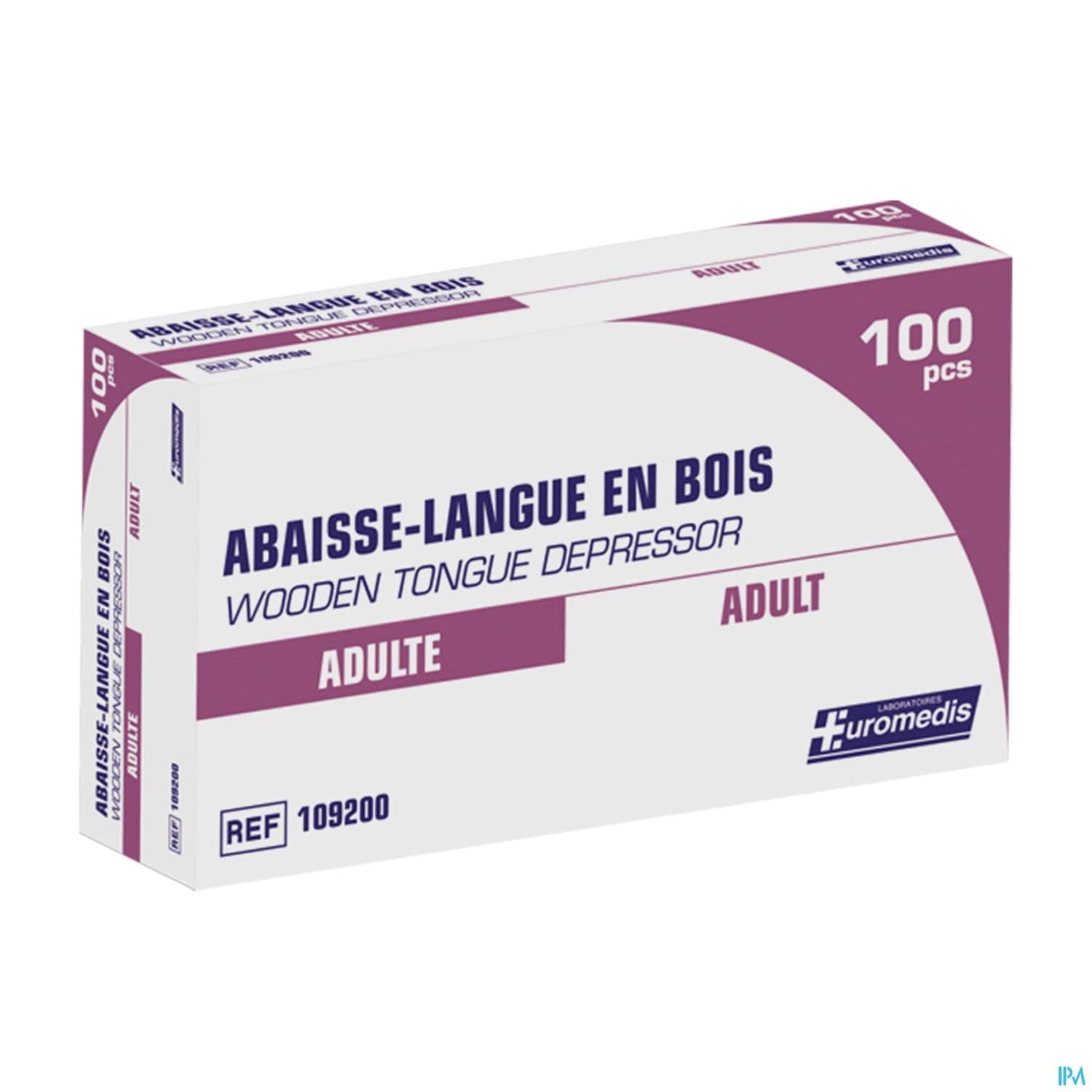 Euromedis Abaisse Langue Bois Adulte 100