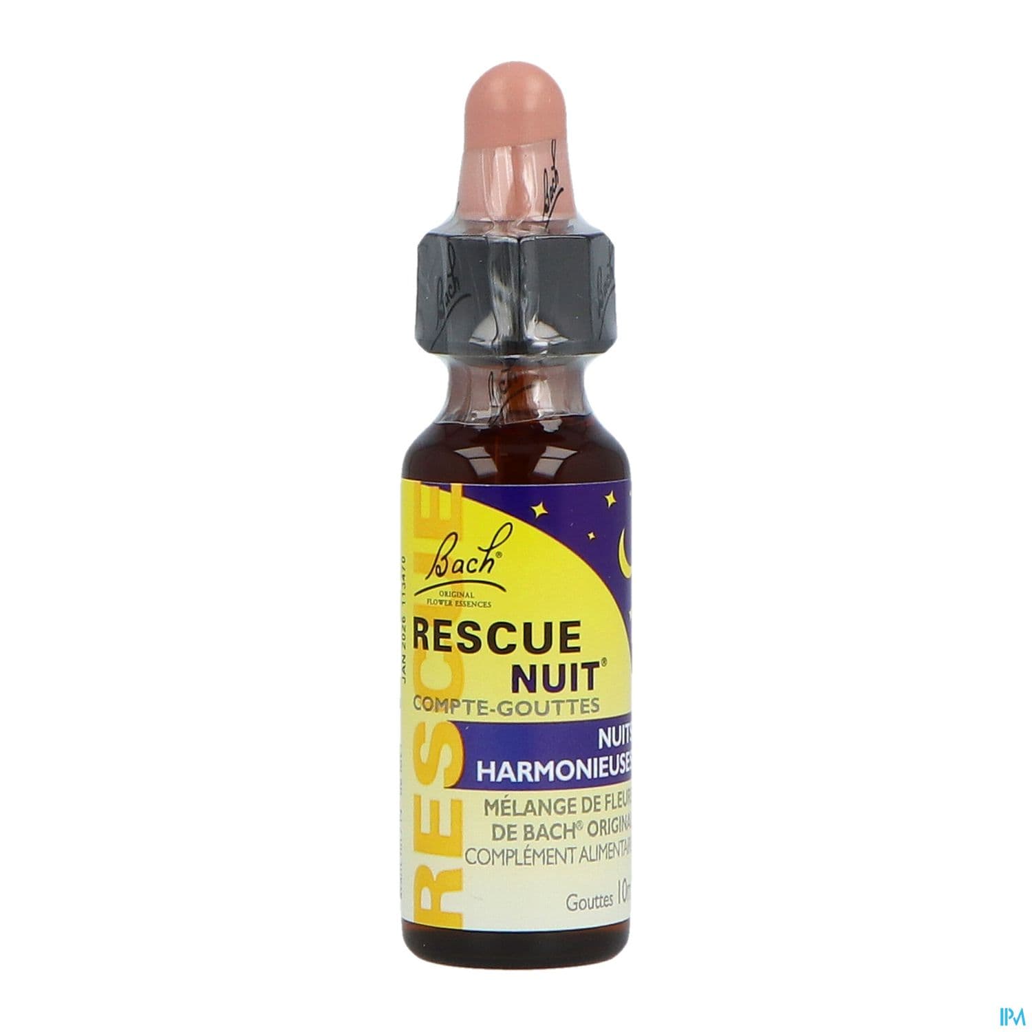 Rescue Bach Nuit Compte Gouttes 10ml