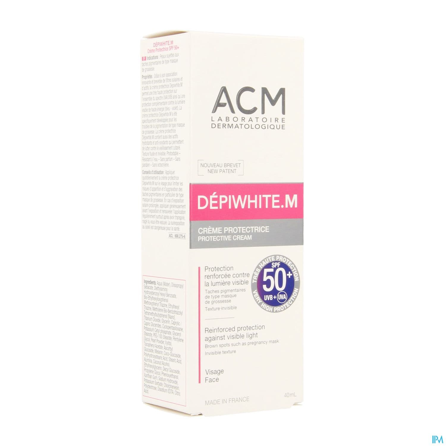 Depiwhite M Ecran Solaire Creme Fl Pompe 50ml