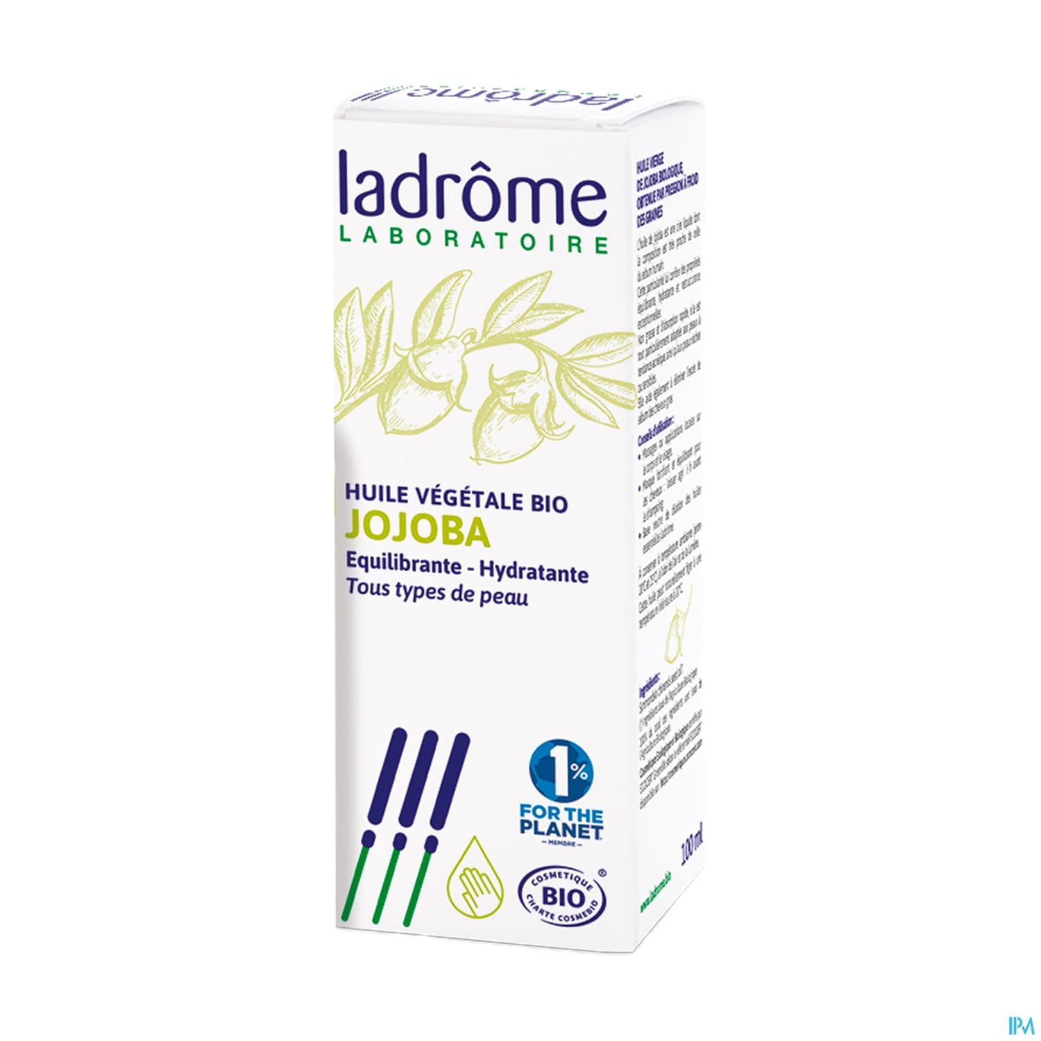 JOJOBA LADROME HLE VEG 100ML — Pharmacie Centrale Elsie