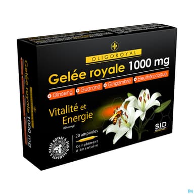 Sid Nutrition Oligoroyal Gelee Royale 1000mg Ampoule 20