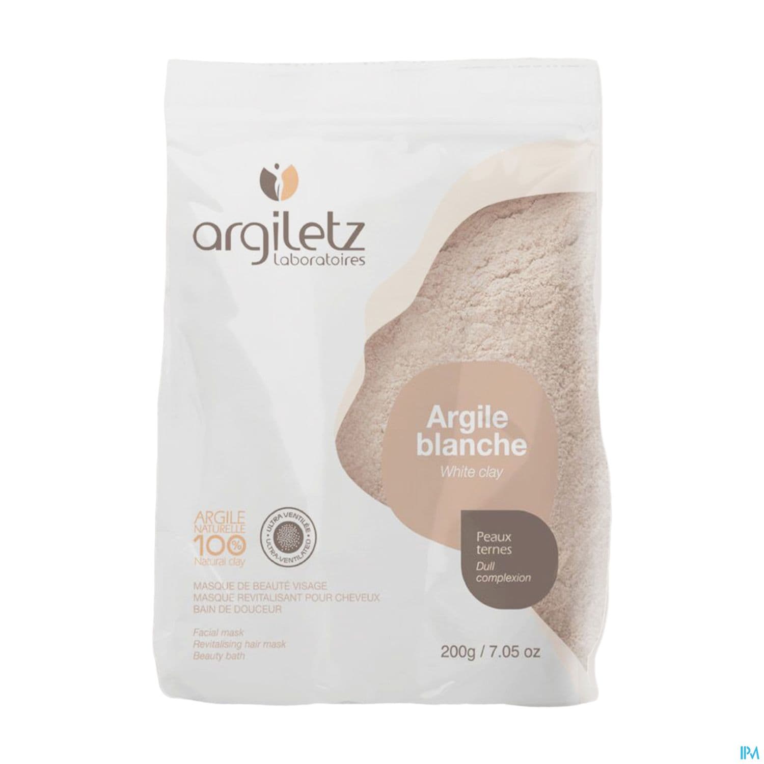 Argiletz Argile Blanche Poudre Ultraventilee 200g