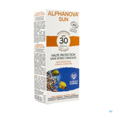 ALPHANOVA SUN SPF30 VISAGE 50G
