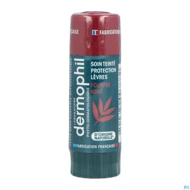 Dermophil Indien Stick Levres Soin Teinte Pourpre Rose 4g