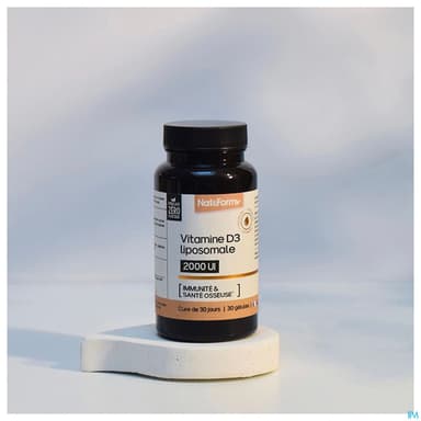 NAT&FORM VIT D3 LIPOSOMAL GELU 30