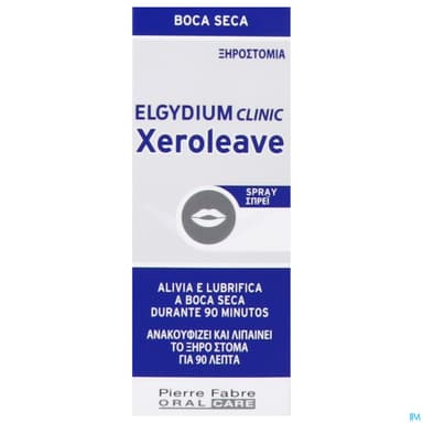 Elgydium Clinic Xeroleave Spray Buccal Lubrifiant Pour Bouche Seche Dispositif Medical 70ml