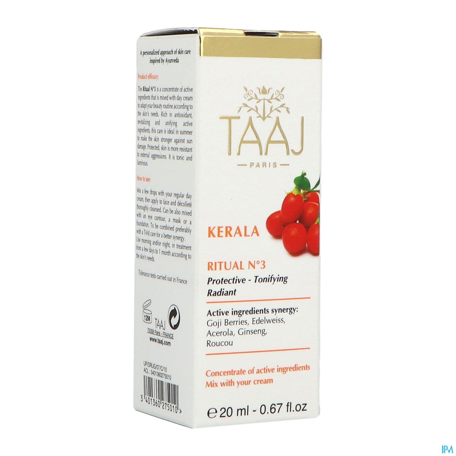 TAAJ KERALA RITUEL N°3 20ML