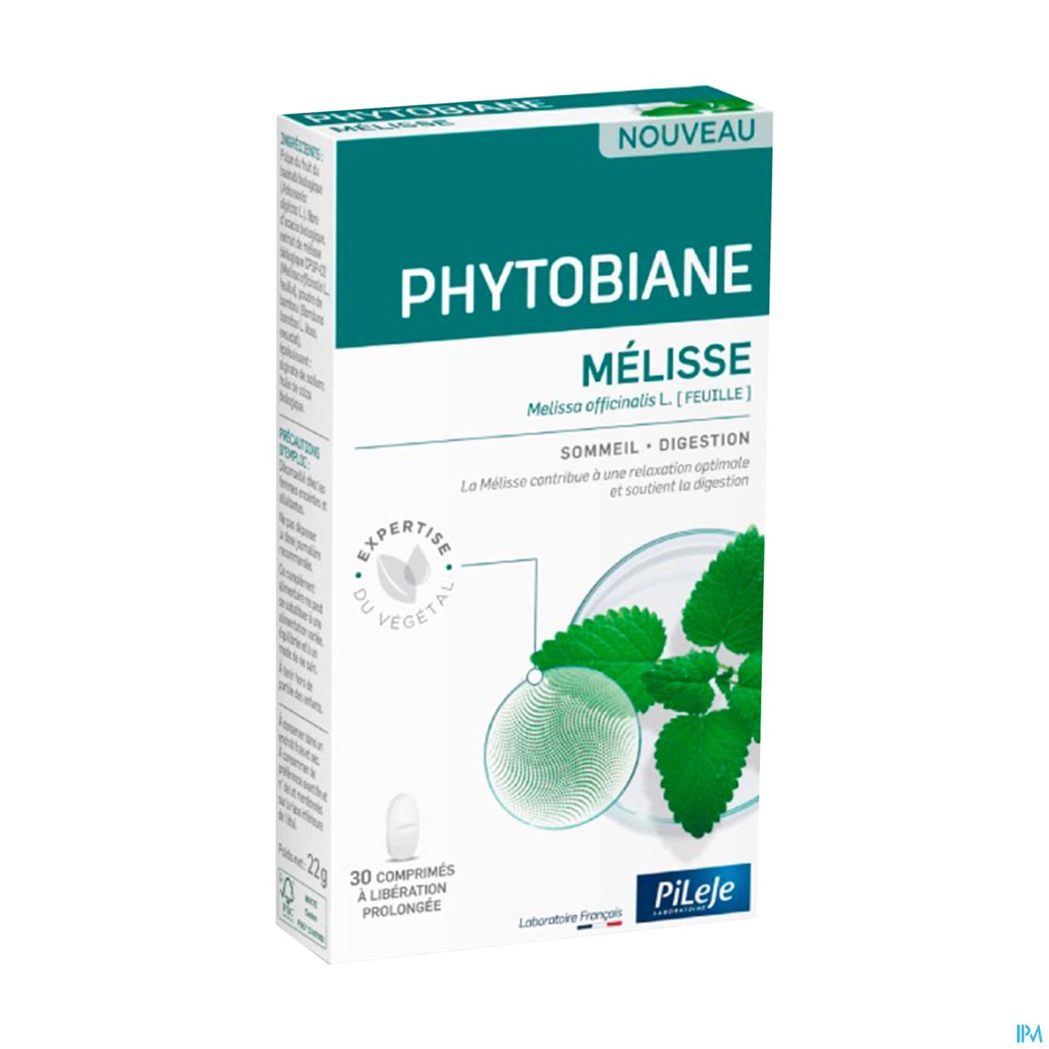 Pileje Phytobiane Melisse Comprime Liberation Prolongee 30