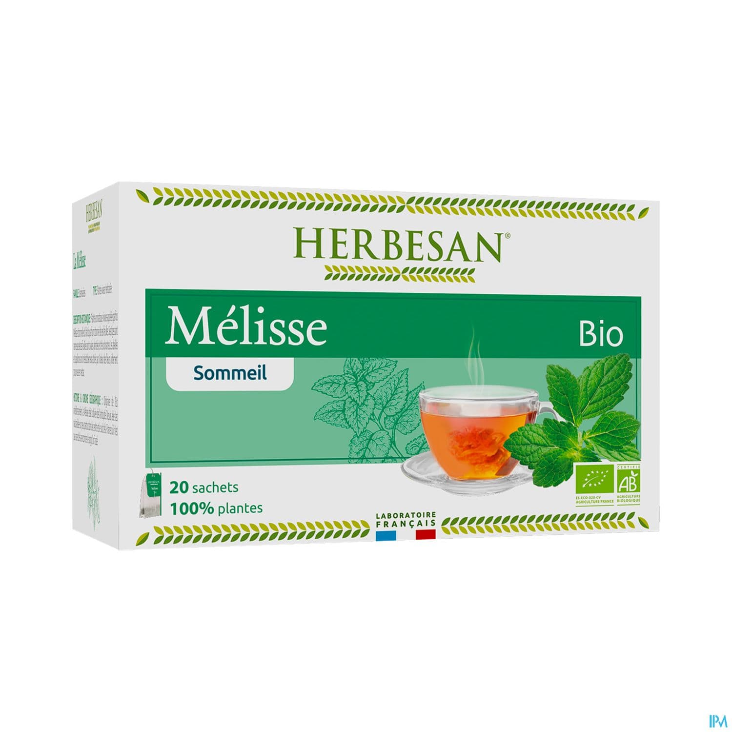 Herbesan Infusion Melisse Bio Sechet 20