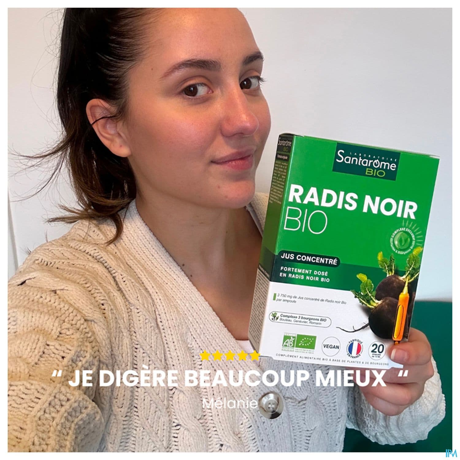 SANTAROME BIO RADIS NOIR AMP 20