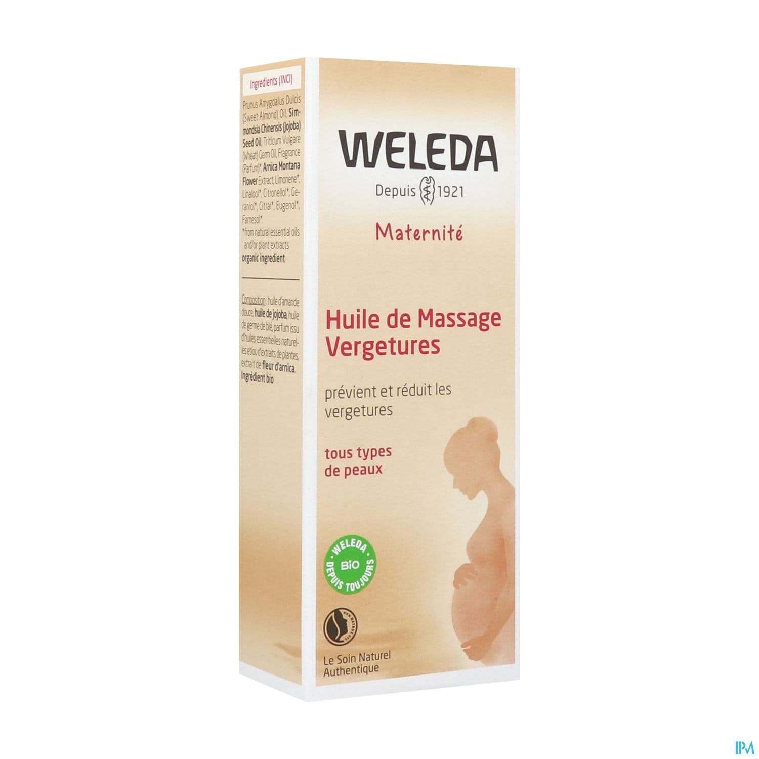 WELEDA HLE MASSAGE VERGETURE 100ML